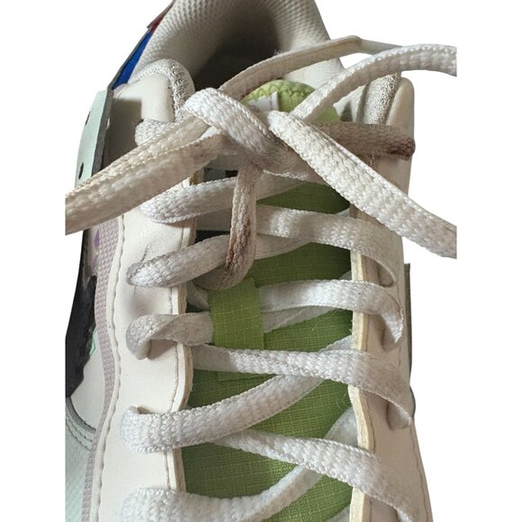 Nike Air Force 1 Shadow SE Pixel Swoosh Womens Sneakers Barely Green Size 10 US - Picture 9 of 10